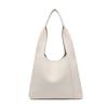 Leather Fleece Simple And Fashionable Shoulder Bucket Bag Commuter Summer Versatile Tote Bag Soft And Portable Student Armpit