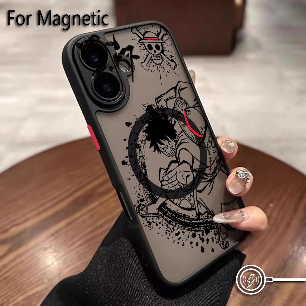 

Anime Ones Pieces Luffys Zoros Phone Case for iPhone 17 16 15 14 13 12 11 Air Pro Max Mini XR XS X 7 8 6 6s Plus Matte Magnetic iPhone 11