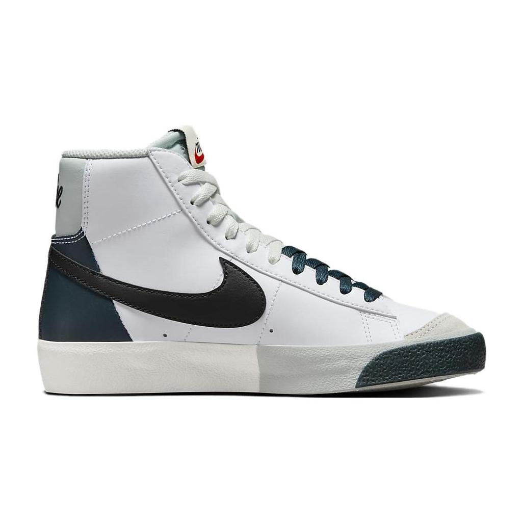 Nike Scarpe da Skate Mid-Top per Bambini Antiscivolo Resistenti Blazer Scarpe da Ginnastica per Bambini Nero Bianco FN6937-101