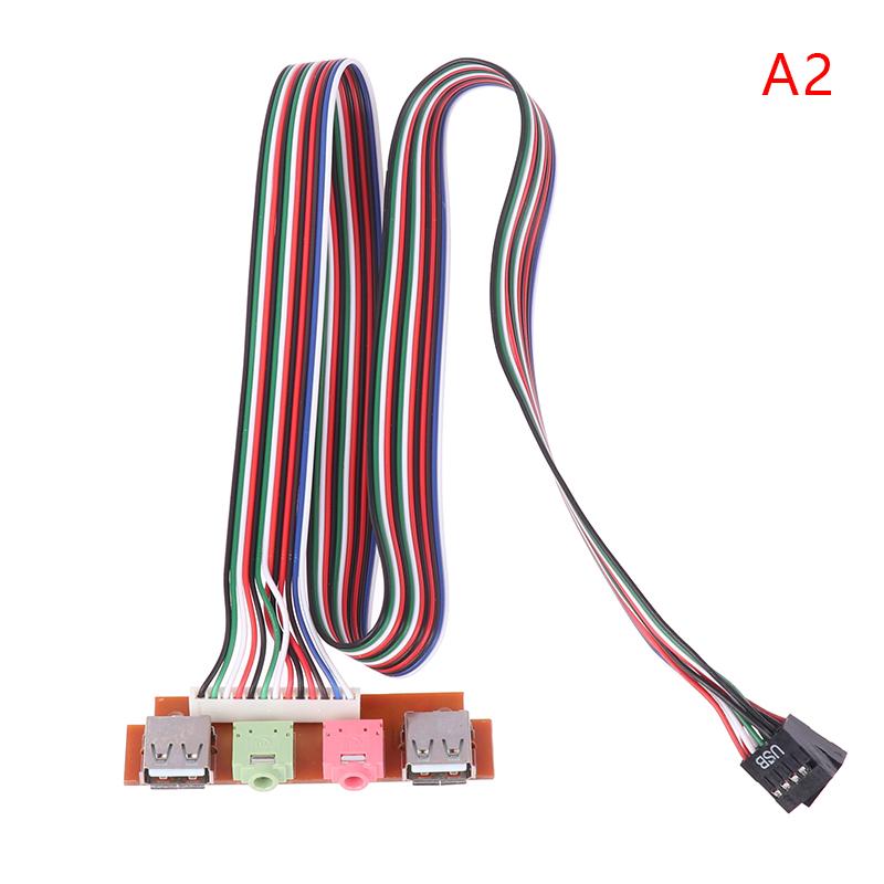 1Pc Computer Chassis Front Panel Audio Jack Front Usb Interface Host Front Bezel Cable