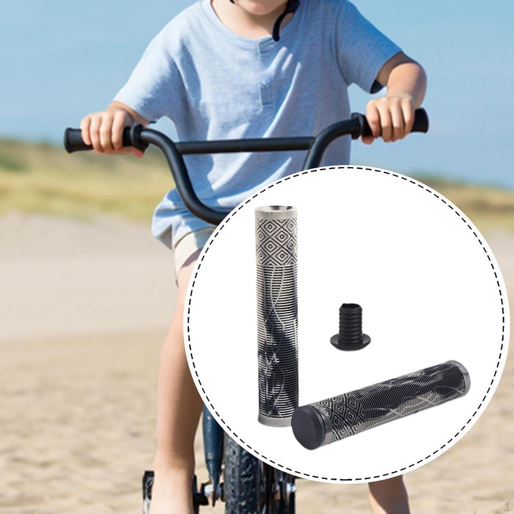 2 Pieces Bike Handlebar Grips Handle Bar Wraps Anti Slip High Performance