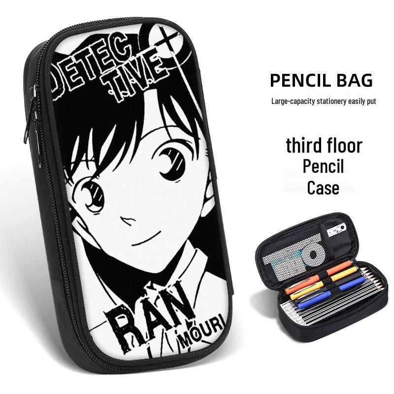 Detektiv Conan Kaito Kid Federmäppchen, Schulbedarf für Kinder, Jungen & Mädchen