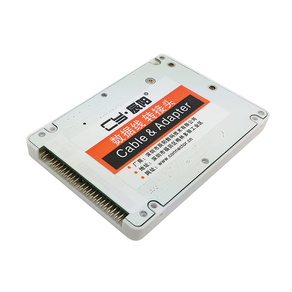 NFHK mSATA Mini PCI-E SATA SSD To 2.5-inch IDE 44-pin Laptop Hard Drive Enclosure (White)