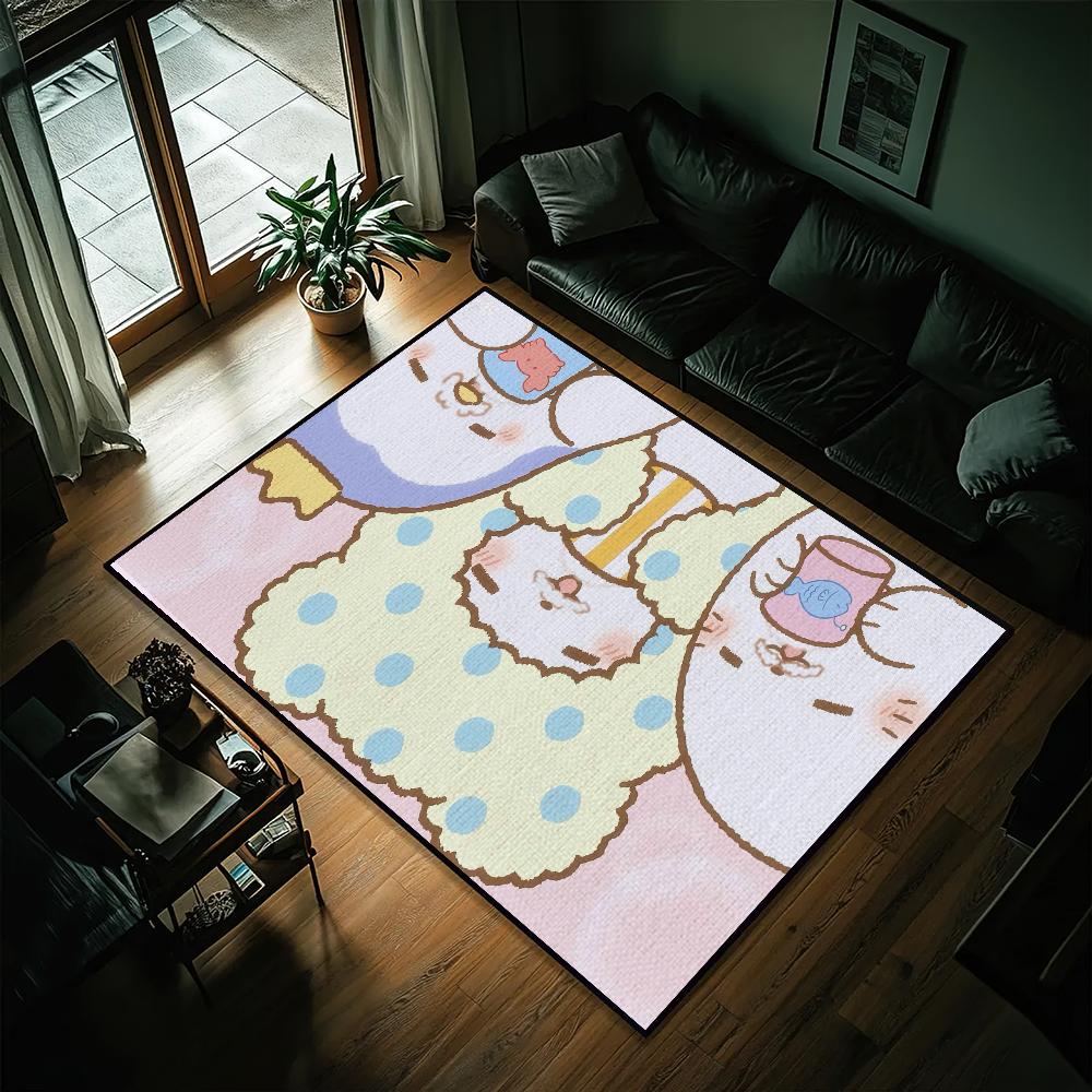 

Cartoon Cute M-M-Moppu small carpet Bedside Kitchen Bath Living Home House Bedroom Floor Mat Doormat Large Carpet Rug Decoration SJR40x60CM