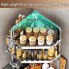 Miflame Stainless Steel 3-Tier Corner Spice Rack