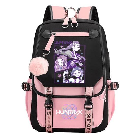 Large Capacity Backpack Hunters Prints Lightweight Travel Backpack Commuter Bag with Multiple Compartments for School Street Daily Outings