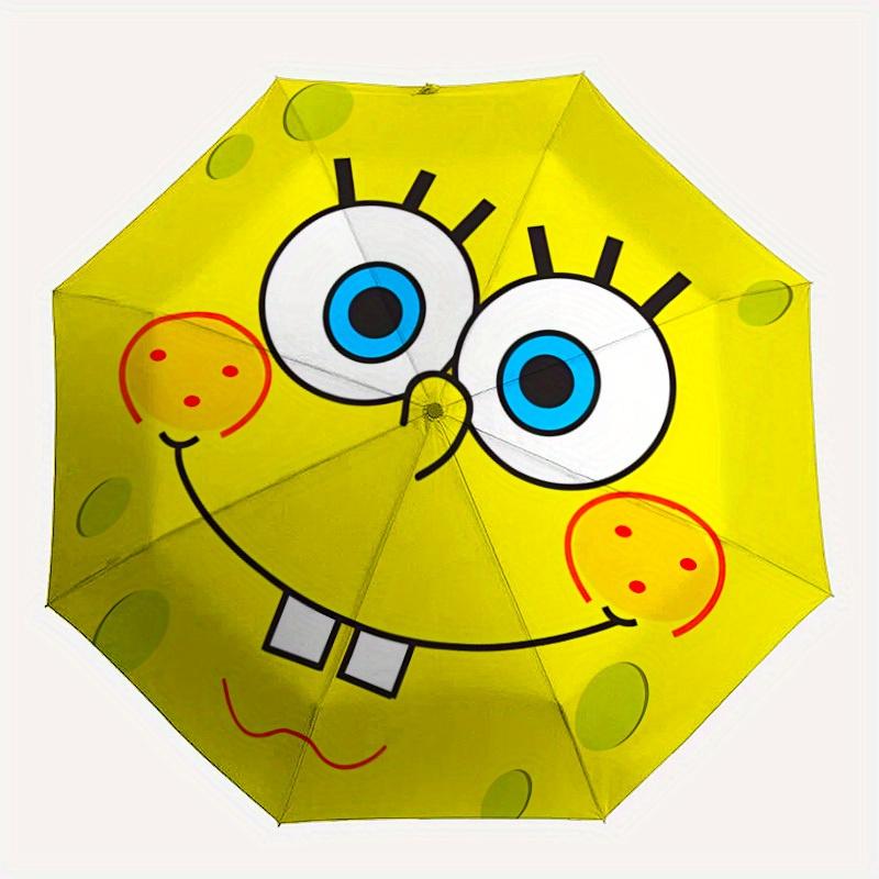 

1pc SpongeBob Automatic Umbrella 8-Bone Design Compact Gear for Outdoor Travel, Perfect Gift for Friends yy250821075