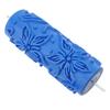 15cm Patterned Paint Roller Reusable Texture Rubber Roller Decorative Art Rubber Roller for Wall Office Chairs Old