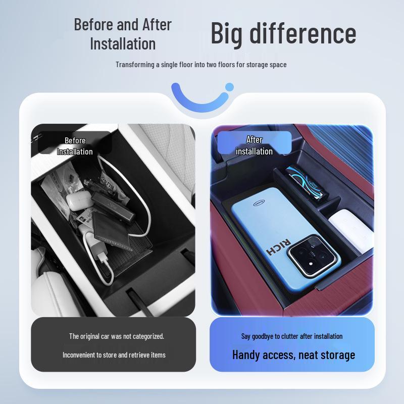 Voyah Tianshan Armrest Box - Center Console Storage & Interior Accessory