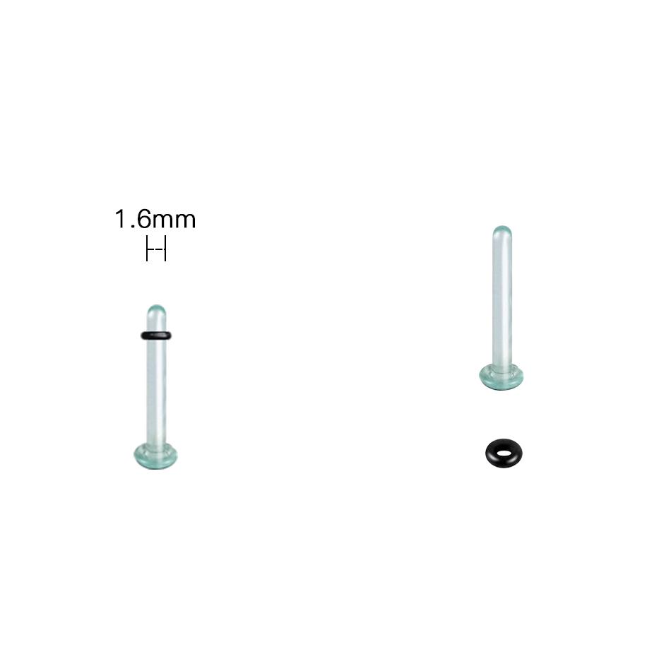 2Pcs/lot Glass Ear Plug And Tunnel 1.6-16mm Ear Dilators Taper Stercher Gauges Single Flare Flesh Expander Body Piercing Jewelry