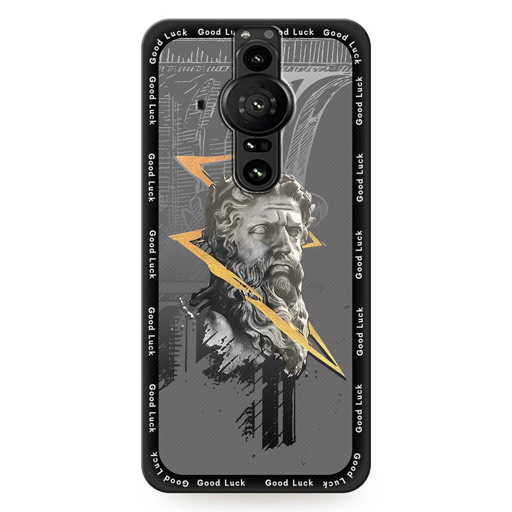 Waterproof Graffiti Phone Case For Sony Xperia Pro-I Back Cover Phone Pouch Anti-knock Soft Case Cute TPU Shockproof