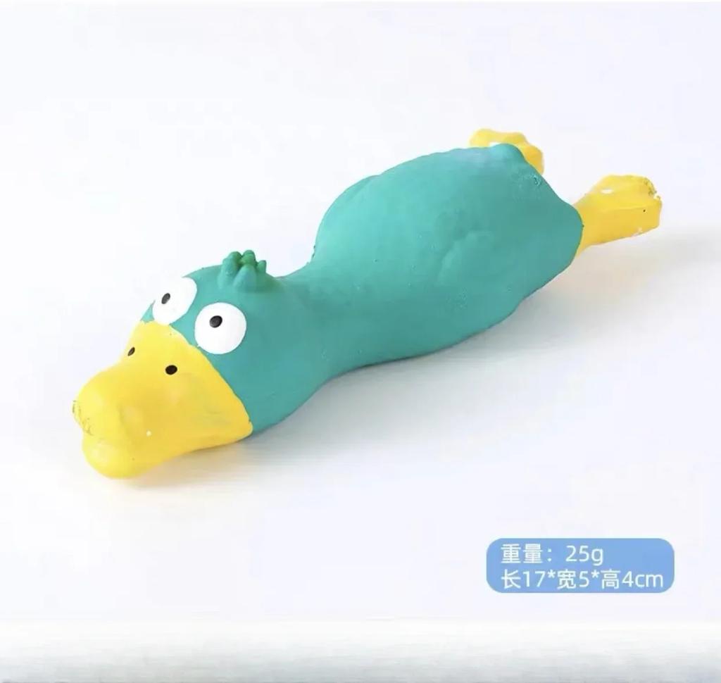 Cooing Chicken Dog Toy, Durable Latex Chew, Interactive Play for Small & Medium Breeds