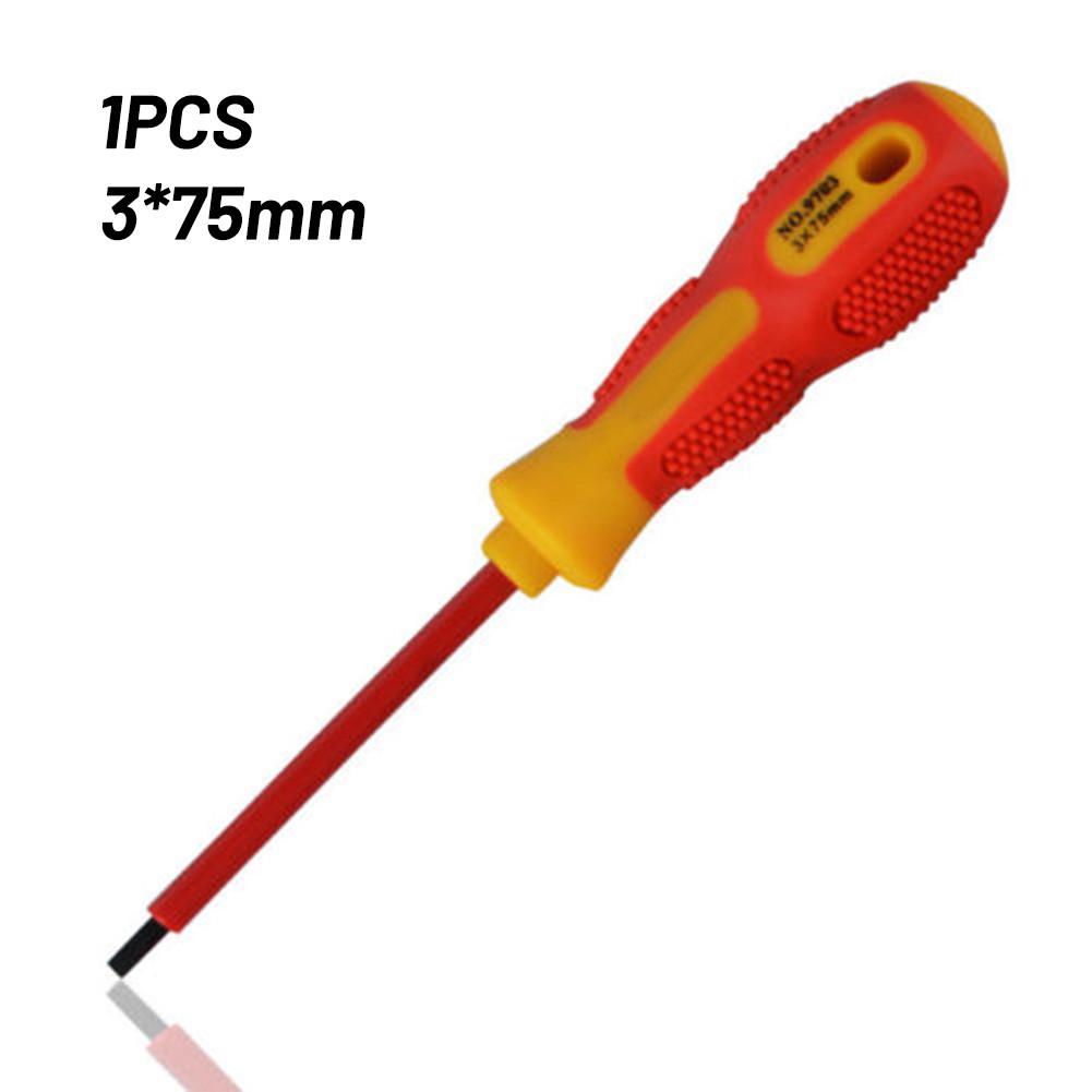 High Quality Insulated Electrical Hand Screwdriver Flat/Cross Head 1000V