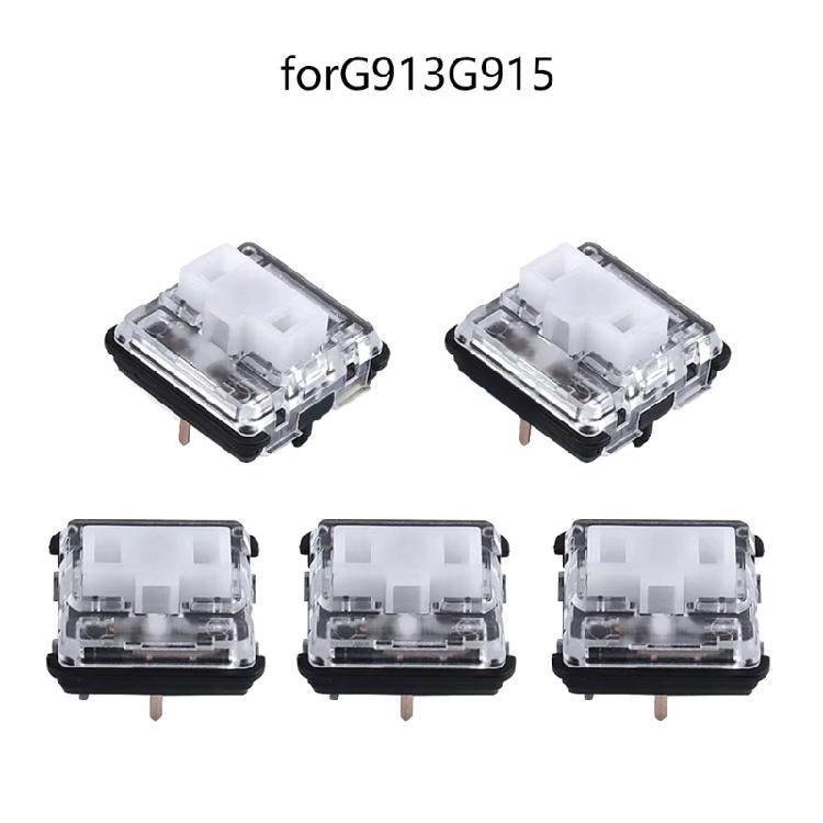 5Pcs Automatically Assembled Low Shaft Tactiles Switches 2.8mm Total Strokes for G815 G915 G813 G913 Gaming Keyboards