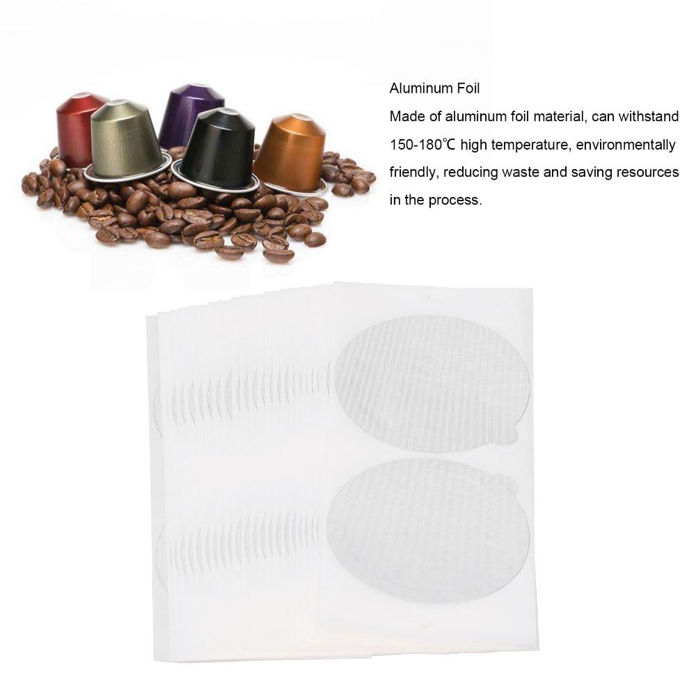 59mm / 2.3in Diameter Coffee Pods Aluminum Foils Lids For Most Coffee Capsules
