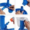 Portable Underwater Vacuum Pool Cleaner Manual Cleaning Tool for Inground Above Ground Swimming Pool Maintenance Equipment Use