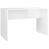 Vidaxl Dressing Table Set, Glossy White, 74.5X40X141 Cm