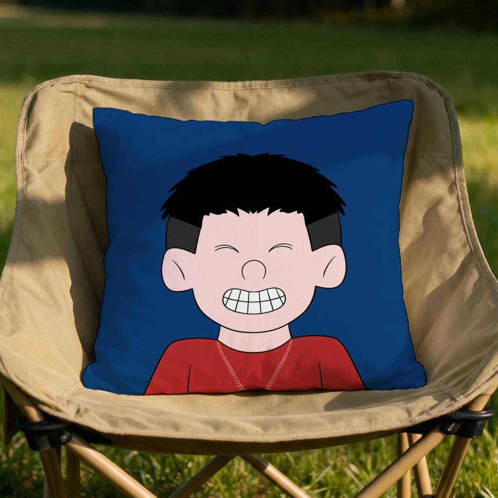 PPop ManS Cushion Cover Soft Reversible  Durable Pillow Cover  MultiScene Use for Home  Car Daily Comfort