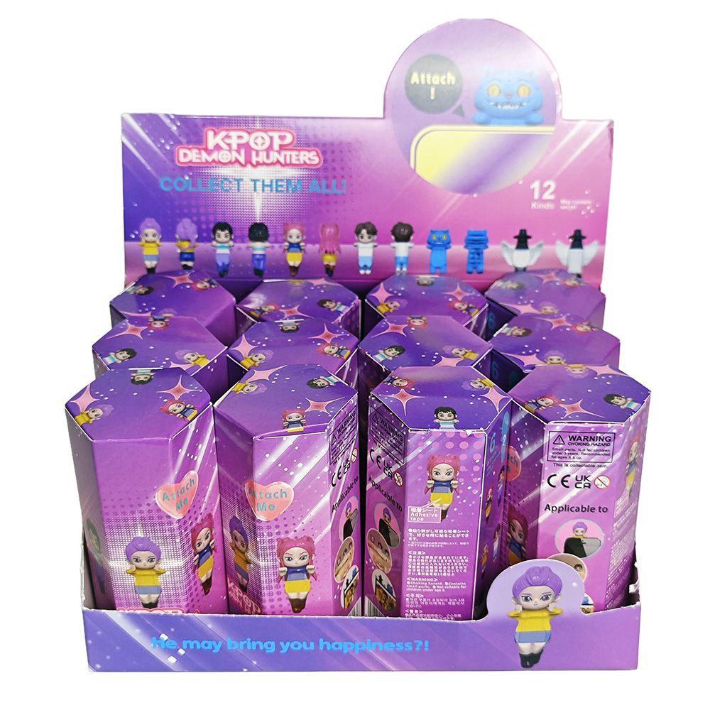 New K-pop Demon Hunters Angel Blind Box PVC Material Mini Anime Character Decoration Children's Christmas and Birthday Gifts