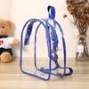 Lightweight Transparent Backpack Cute Zipper Double Shoulder Jelly Book Bag