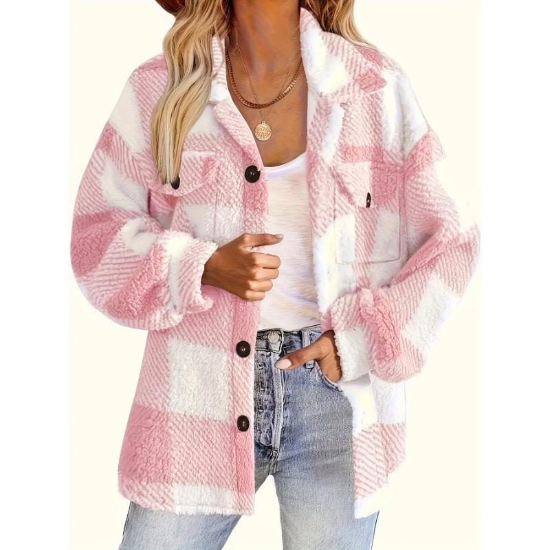 Elegant Directional Fluffy Winter Jacket