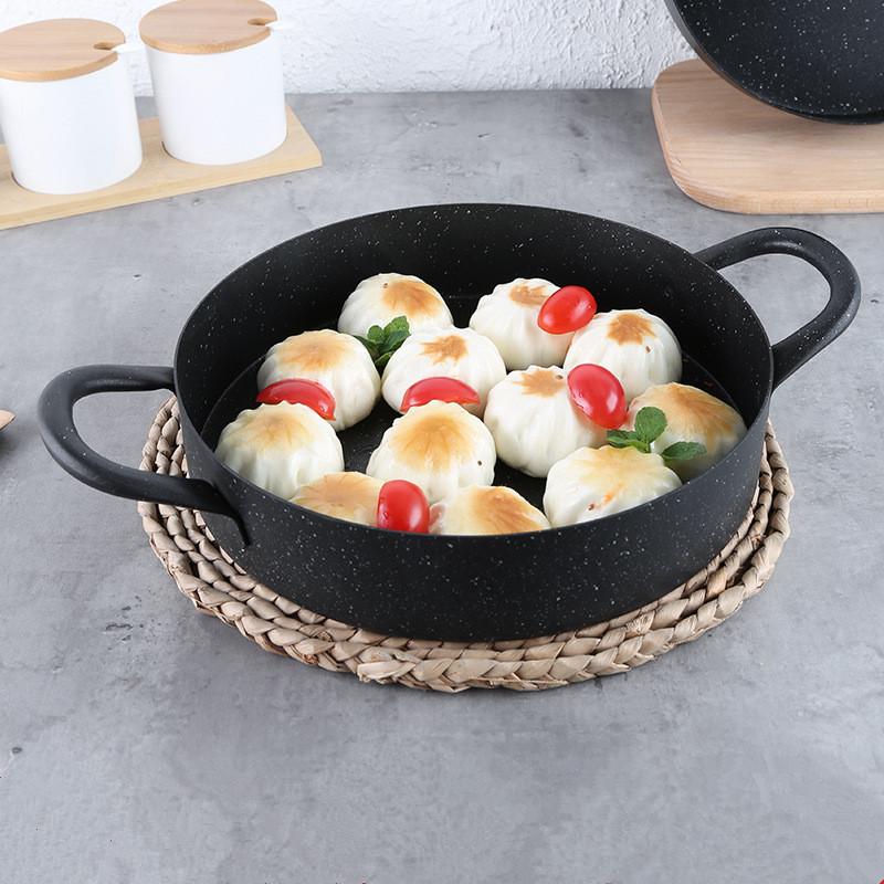 Kulatá nerezová nepřilnavá pánev na smažení Pánev na vejce omelety Hrnec Domácí hrnce na vaření Kuchyňské náčiní Kuchyňské nádobí Nádobí