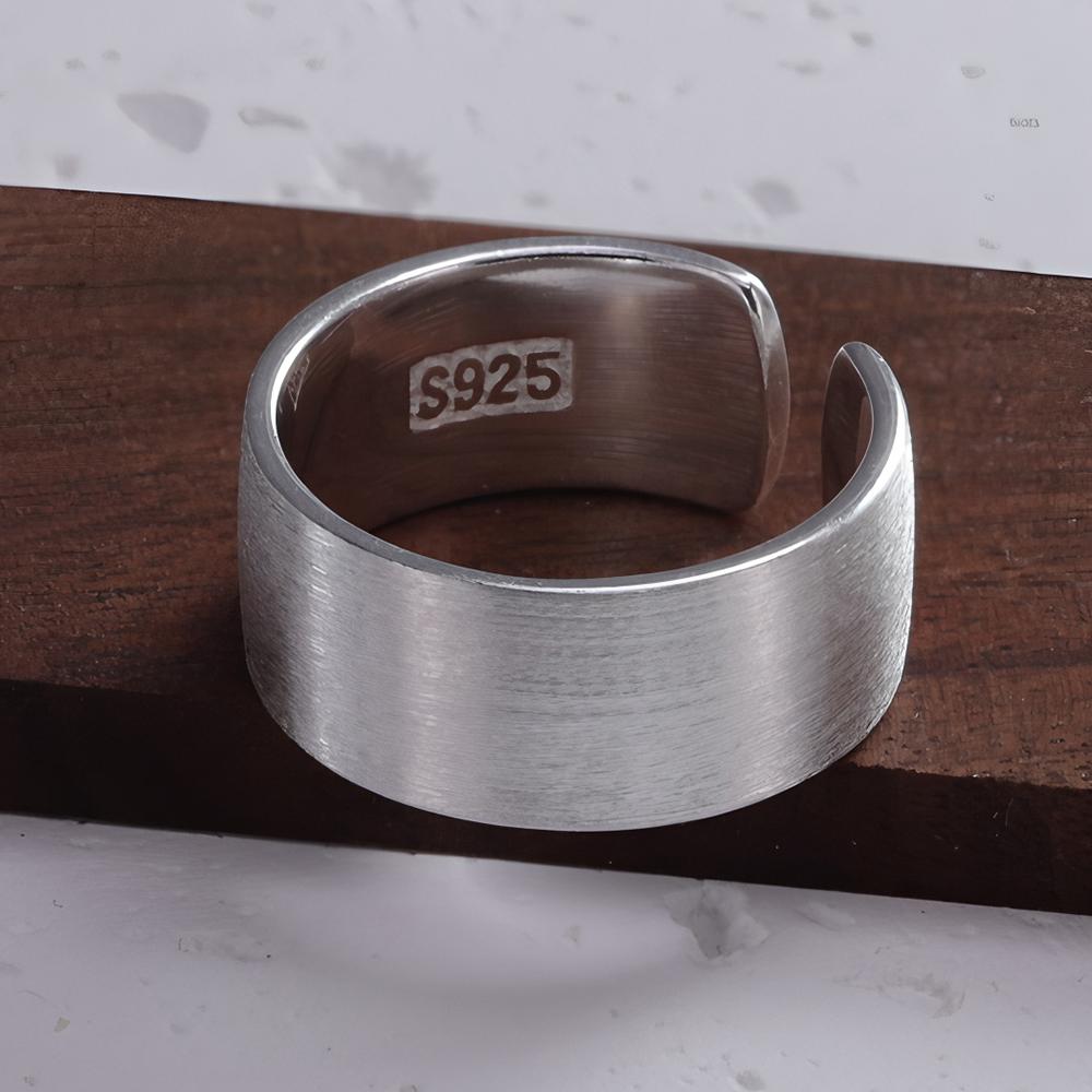 925 Silver Rings New Party Jewelry Vintage Charm Double Layer Geometric Nail Design Accessories Gift Dropship