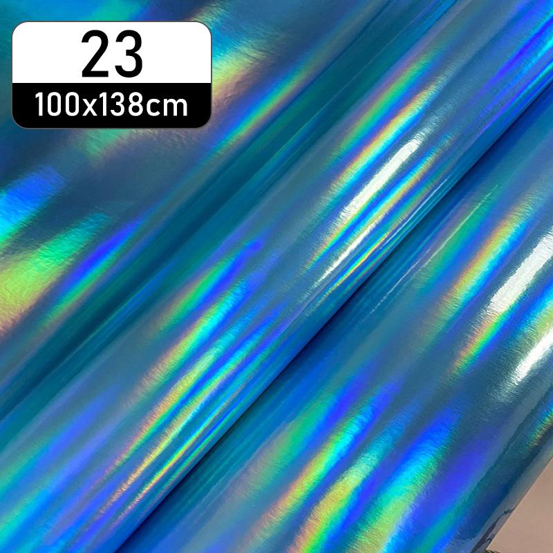 

100x138 см PU/TPU/PVC Symphony Laser Шкіряна тканина Дзеркало Штучна шкіра Штучна шкіра для сумки для багажу своїми руками Матеріал 100x138cm
