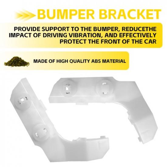 Fits 2014-2015 Infiniti Q60 Front Bumper Support Retainer Bracket Left Right