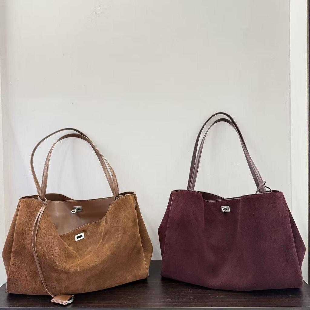 B's Trendy Frosted Genuine Leather Shoulder & Crossbody Bag for Autumn/Winter