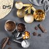Food Grade 4Pcs/Set Measuring Spoons Rust Free Anti Scratch Bakers Chefs Multi Functional Measuring Scoops