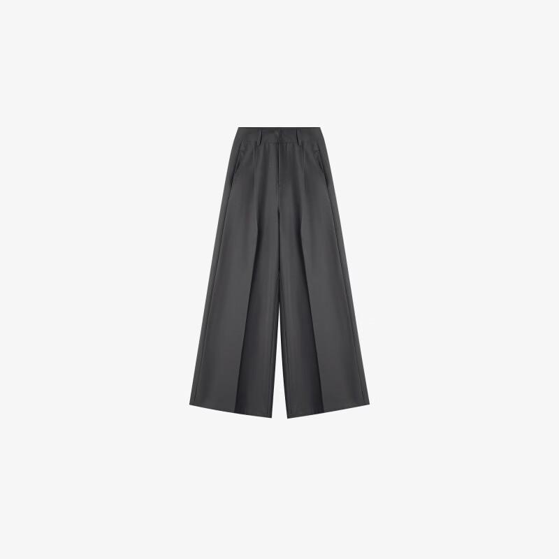 Basic House Women's Drapey Wide-Leg Trousers