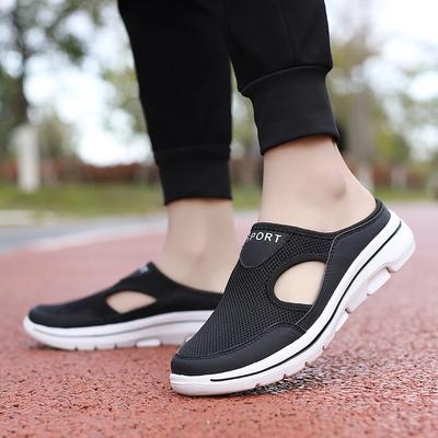 Mode Schoenen voor Mannen en Vrouwen Licht Ademend Koppel Halve Pantoffels Outdoor Casual Heren pantoffels voor de Zomer plus Maat 48
