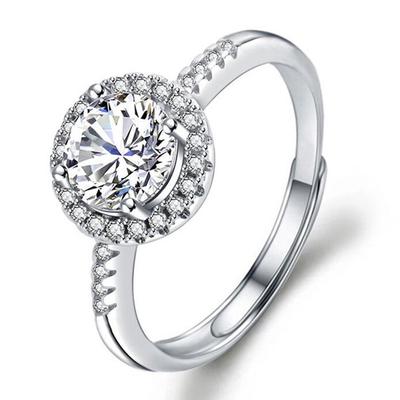 Light Luxury Living Ring Light Luxury Ring Moissanite Ring Female