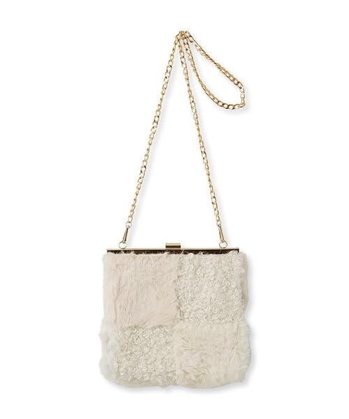 

Color Block Purse Bag RWGB234511 WHT [FurFur] Women s білий