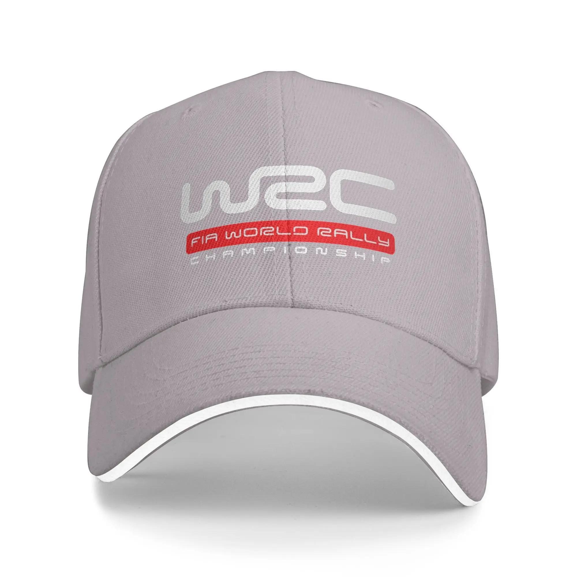 

YK Different Styles White Red WRC Letters World Rally Championship Beach Baseball Caps Unisex Women Cap Girl Sport Hat One Size