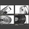 11Pcs DIY Biscuit Mold Stainless Steel Cookie Cutter Baking Pastry Mold  for Home Kitchen Bakery