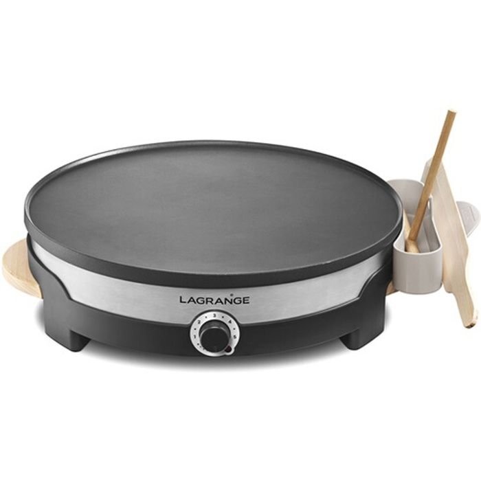 Crêpes-Maker - lagrange - tradi'® duo - 1500 w - schwarz - antihaftbeschichtet