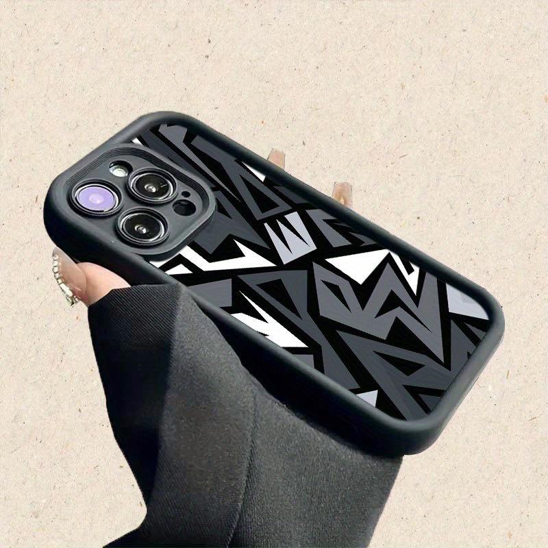 Strange pattern design phone case suitable for iPhone 17 16 15 14 13 12 11 Pro/Max/Plus anti drop and shockproof