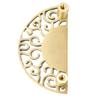 15.24 Cm Brass Door Handle Pair Door Handles for Main Door Wardrobe Handles Door Pulls for Glass Doors Standard, Pack Of 2