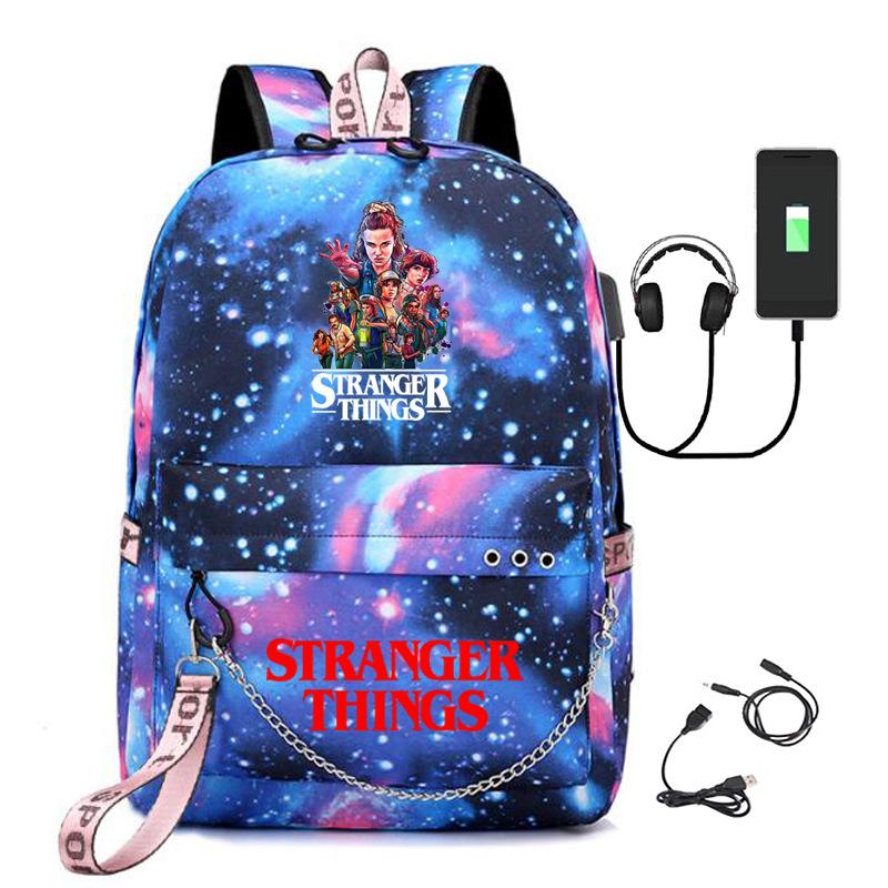 

Рюкзак USB KTB з принтом Stranger Things 45*32*15cm