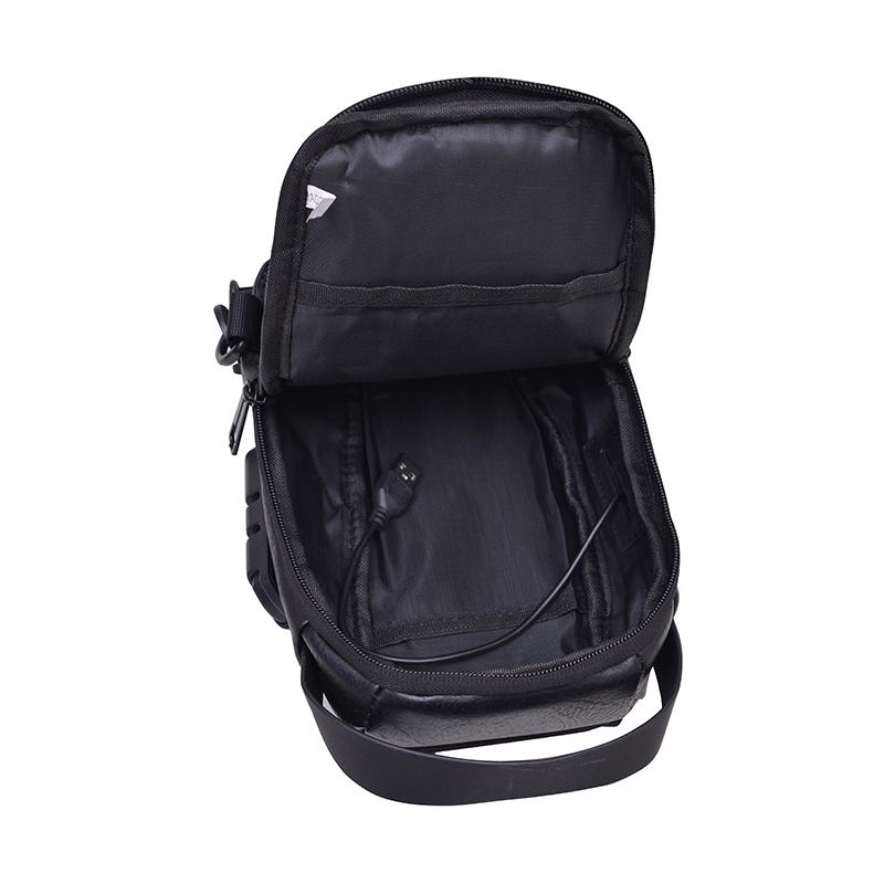 Pánská voděodolná náprsní taška s kombinačním zámkem, multifunkční taška přes rameno s velkou kapacitou, sportovní crossbody taška