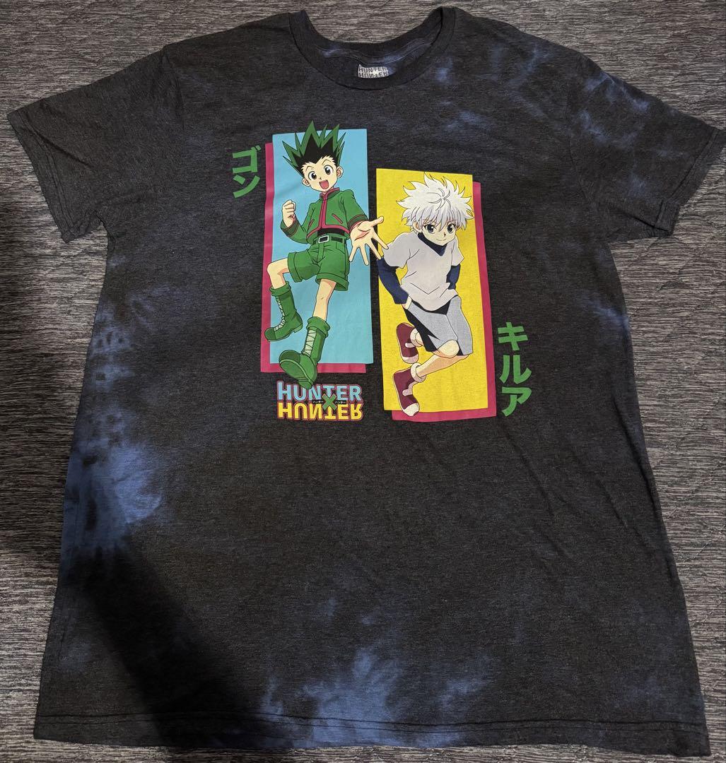 

[USED] HUNTER×HUNTER Anime T-shirt featuring Gon and Killua, size XL, vintage clothing