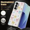 Colorful Bowknots Print Case For Samsung Z Fold 8 Ultra 7 6 5 Luxury Plating Leather Skin Hard Phone Cover For Galaxy Z Fold8 Fold7 Fold6
