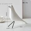 Ornamento Artistico Regalo Stile Nordico Statuetta Uccello in Resina Fatta a Mano Decorazione Moderna Minimalista per Soggiorno Camera da Letto Ufficio Decorazione per la Casa