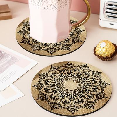 Runde Tischsets, hitzebeständige Untersetzer, waschbar, für Küchentisch, Tischsets für Esstisch, Boho-Tischdekoration für Tischdekoration, Tischplatte