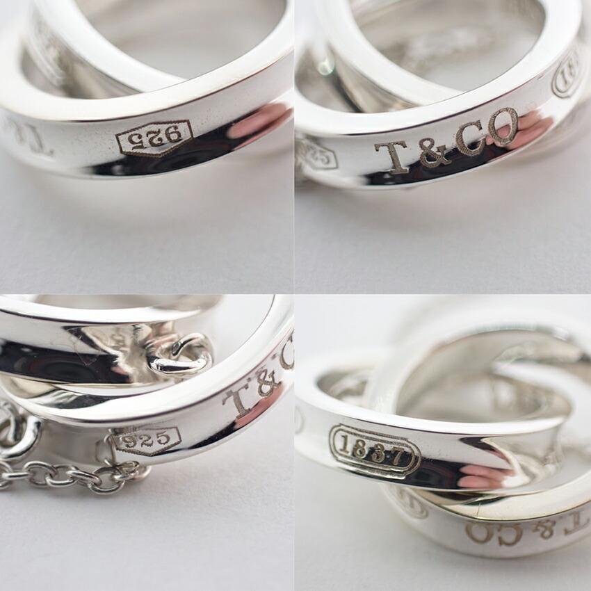 [Pre-owned] TIFFANY 925 1837 Interlocking Circle Necklace/j37-9