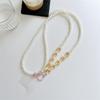 Trendy Pearl & Flower Phone Case Bracelet with Handmade Jewelry & Chain Accessories