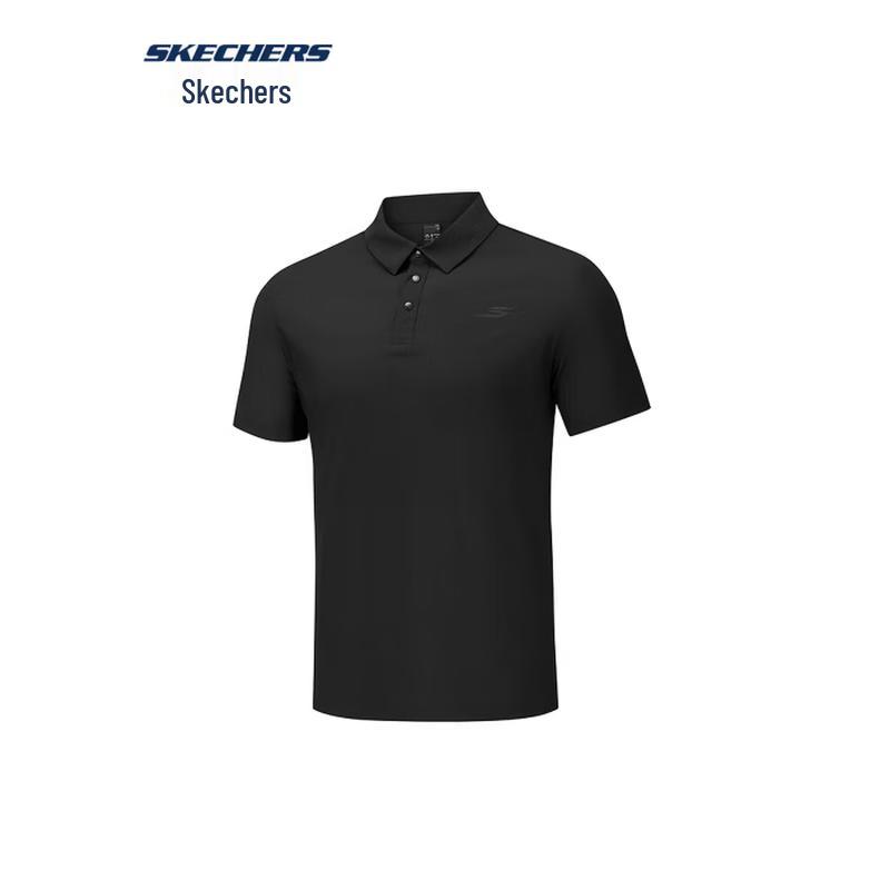 Skechers Men's Breathable Knit Short-Sleeve Polo Shirt