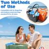 EVA Bag Top Storage Tray Beach Bag Cup and Phone Holder Outdoor Travel Camping Soft Waterproof Tote Bag Organizer Tray